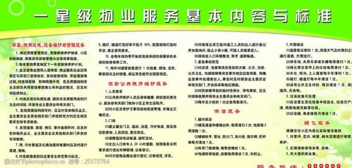 物業管理一星圖片素材