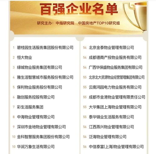 物業(yè) 黃金 大幕拉起背后 幾家歡喜幾家愁